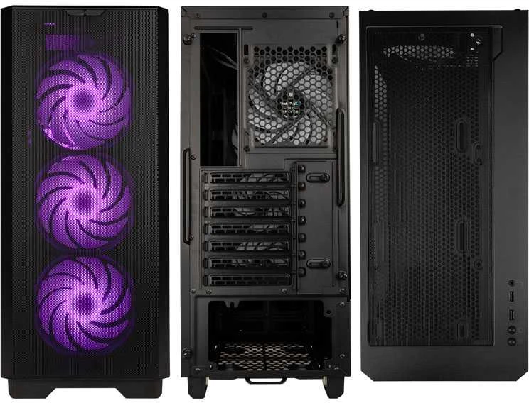 Kolink Unity Solar ARGB Mesh Mid-Tower – juodos spalvos