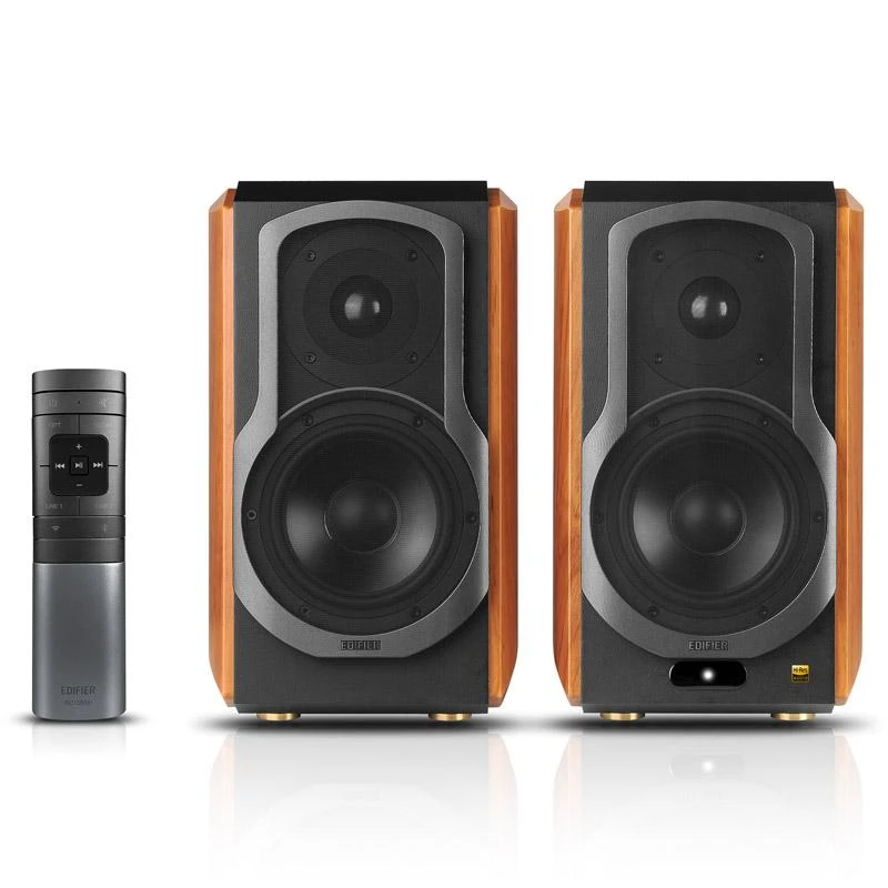 Kolonėlės Edifier S1000W, WiFi/Bluetooth, Rudos spalvos