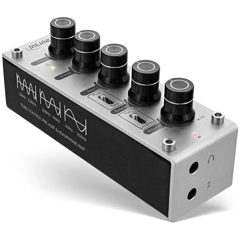 Stiprintuvas Headphone InLine Transistor AmpEQ 99201I