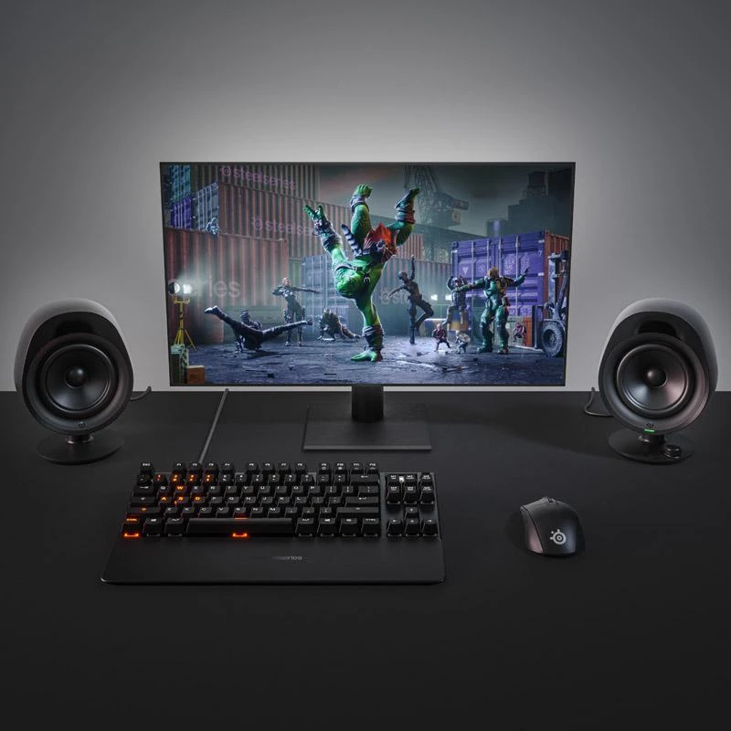 Kompiuterio kolonėlės SteelSeries Arena 3, Juodos spalvos