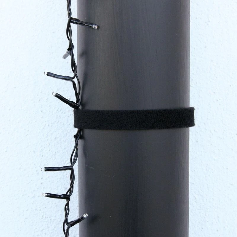 LABEL THE CABLE Dual Velcro Roll 3m - juodos spalvos