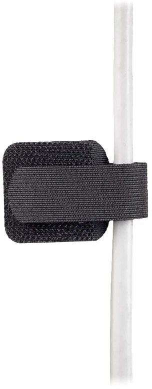 LABEL THE CABLE Wall Velcro Cable Holder 10-piece Set - juodos spalvos