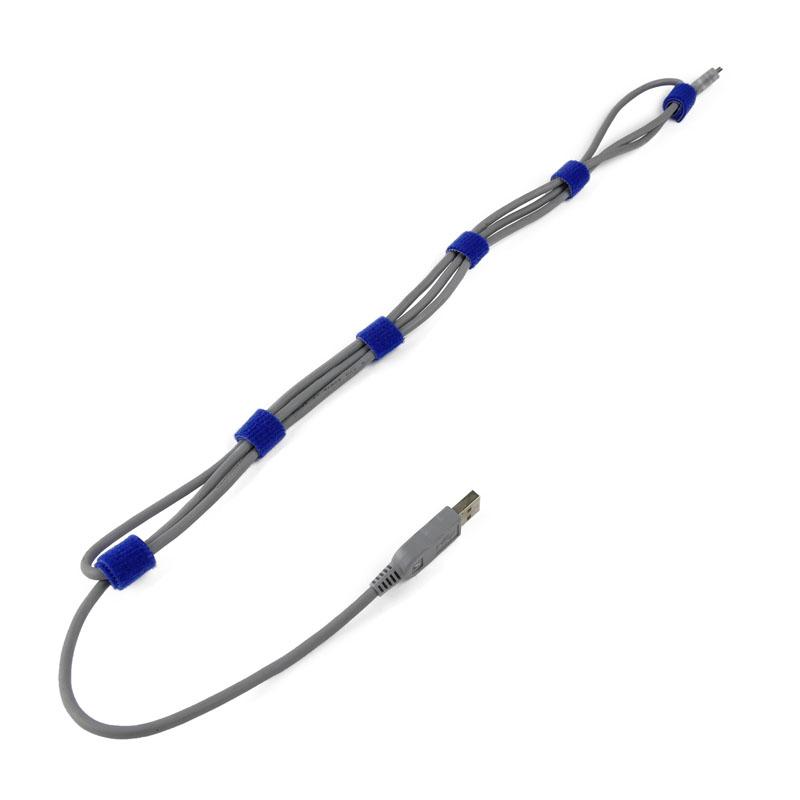 Label The Cable PAŽYMĖKITE THE CABLE PRO Roll Dual Velcro ritinėlis 25m - juodas