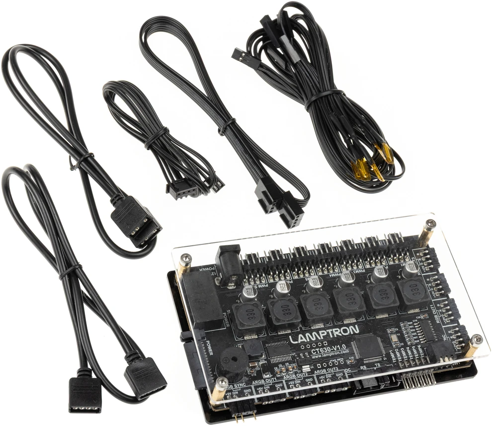 Lamptron CT630 Auto-Controller, PWM, ARGB – juodos spalvos