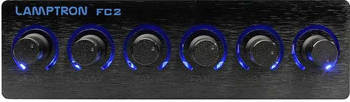 Lamptron FC2 Fan Controller 5,25″ – juodos spalvos