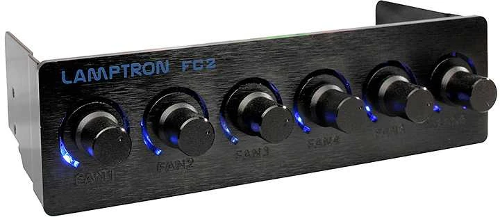 Lamptron FC2 Fan Controller 5,25″ – juodos spalvos