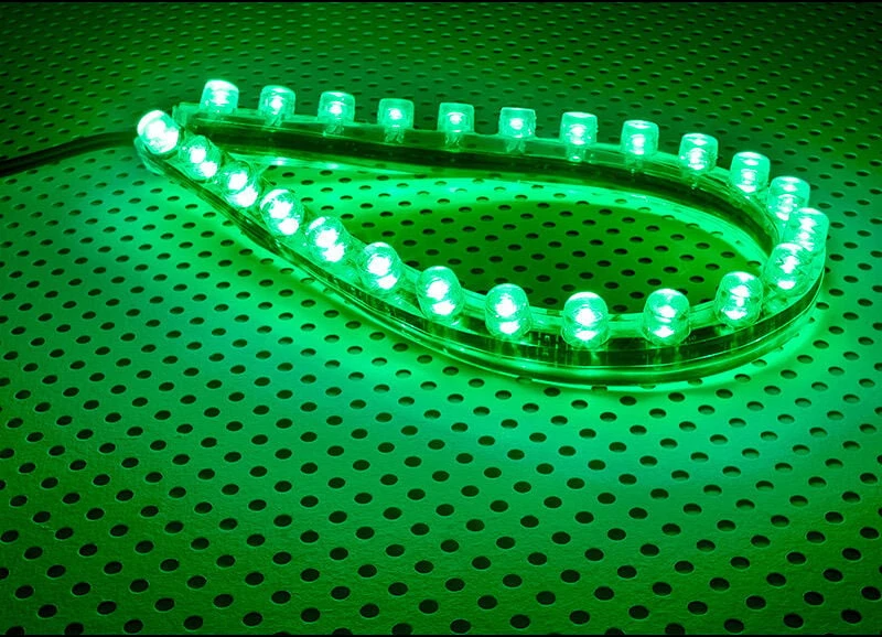 Lamptron FlexLight Standard – 24 LEDs – venom žalias