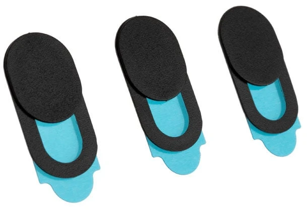 Lamptron Webcam Slide Cover, 3 vnt – juodos spalvos