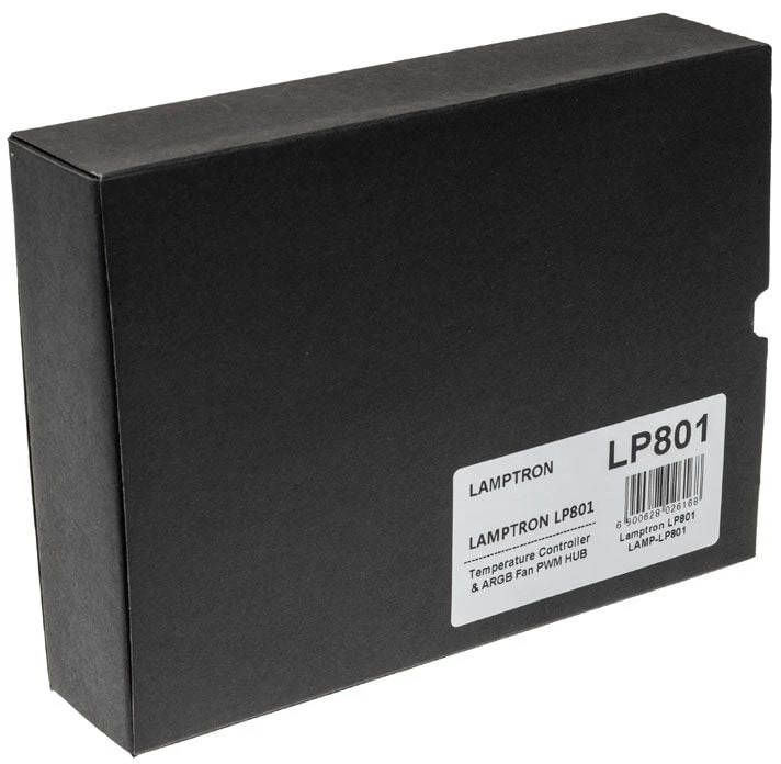 „Lamptron LP801“ ventiliatoriaus valdiklis su ekranu