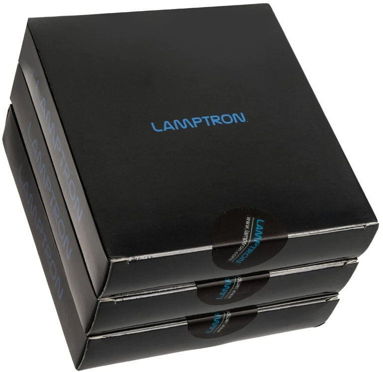 Lamptron PLUTO+ ARGB PWM korpuso ventiliatorius 3er komplektas – juodos spalvos