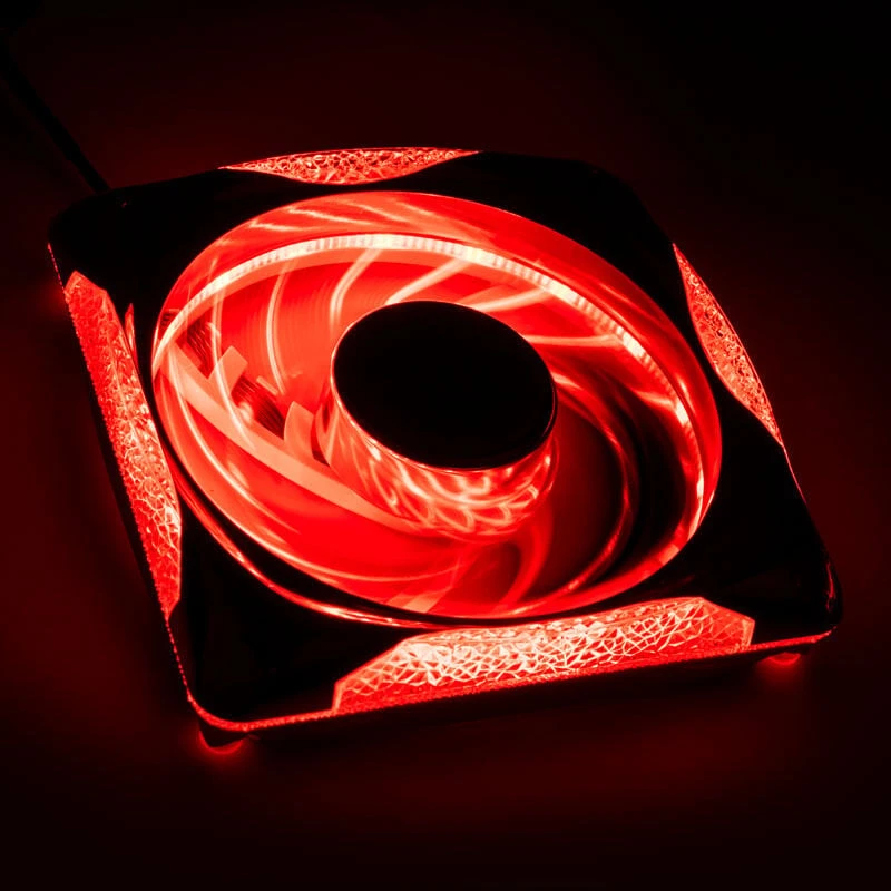 Lamptron PLUTO+ ARGB PWM korpuso ventiliatorius 3er komplektas – juodos spalvos