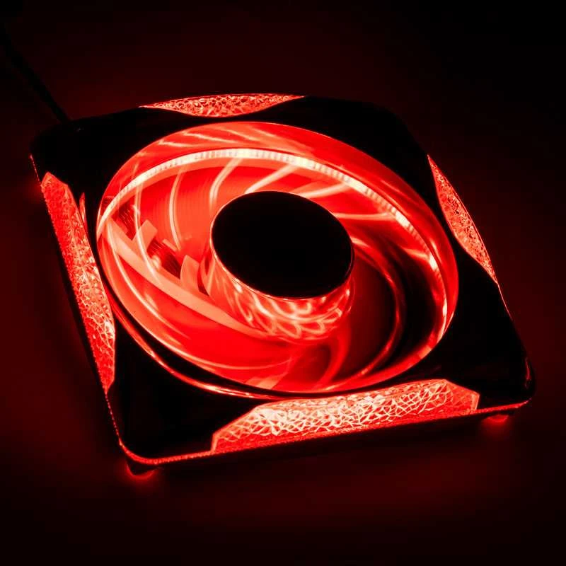 Lamptron PLUTO+ ARGB PWM korpuso ventiliatorius 3er komplektas – juodos spalvos