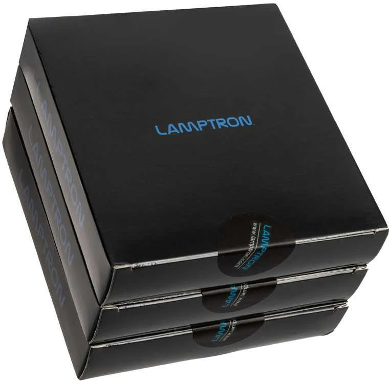 Lamptron PLUTO+ ARGB PWM korpuso ventiliatorius 3er komplektas – juodos spalvos