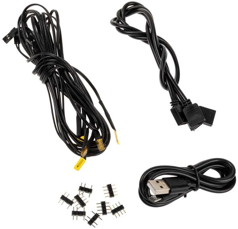 Lamptron RF625 fan and ARGB controller, juodos spalvos