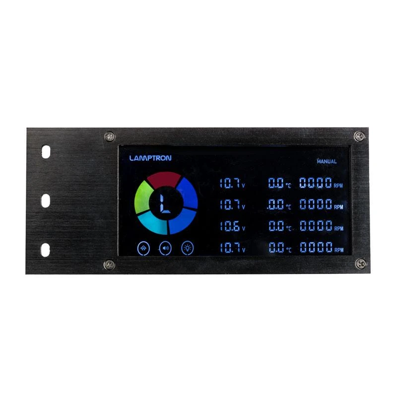 Lamptron SM436 ventiliatorių valdiklis su LCD ekranu