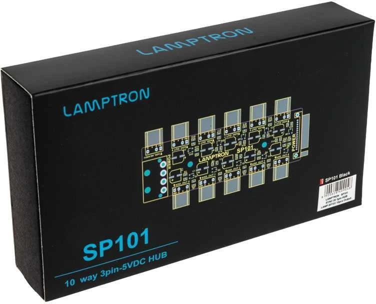 „Lamptron SP101 10x“ adresuojamas RGB šakotuvas „Aura“, „Fusion“ ir „Mystic“ sistemoms