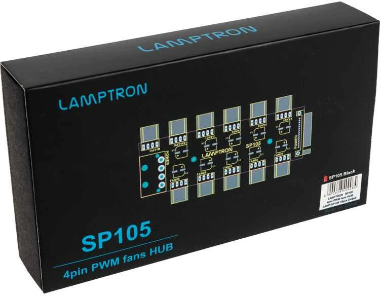 „Lamptron SP105 10x PWM“ ventiliatoriaus mazgas