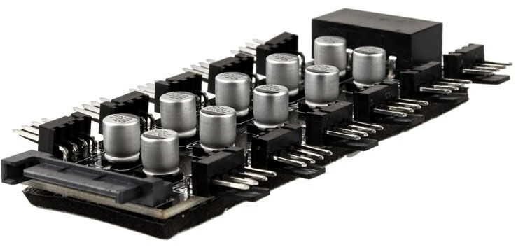 „Lamptron SP105 10x PWM“ ventiliatoriaus mazgas