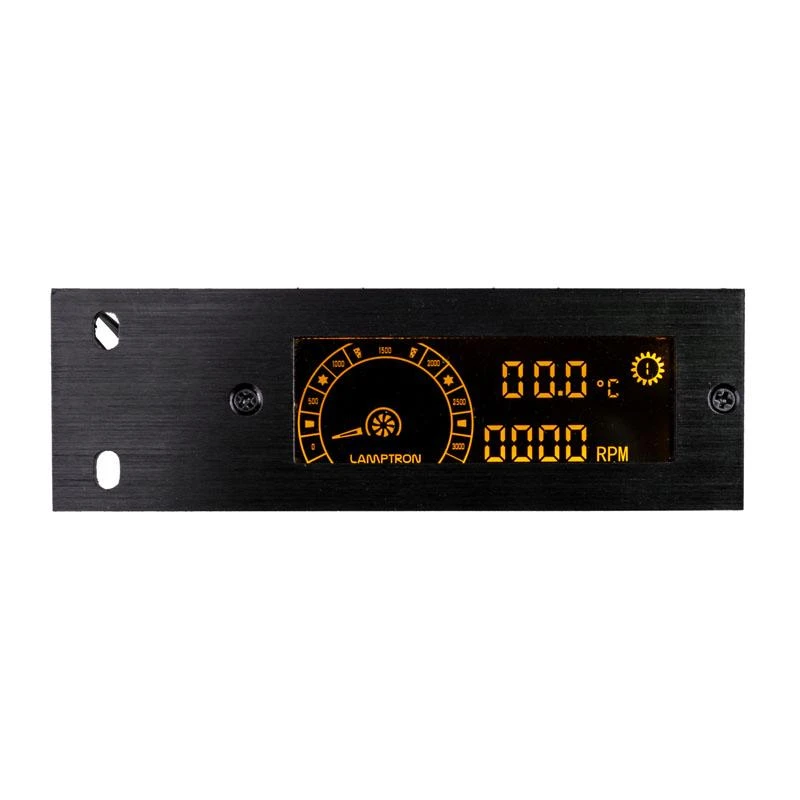 Lamptron TC20 LCD ekranas su oranžiniais skaičiais