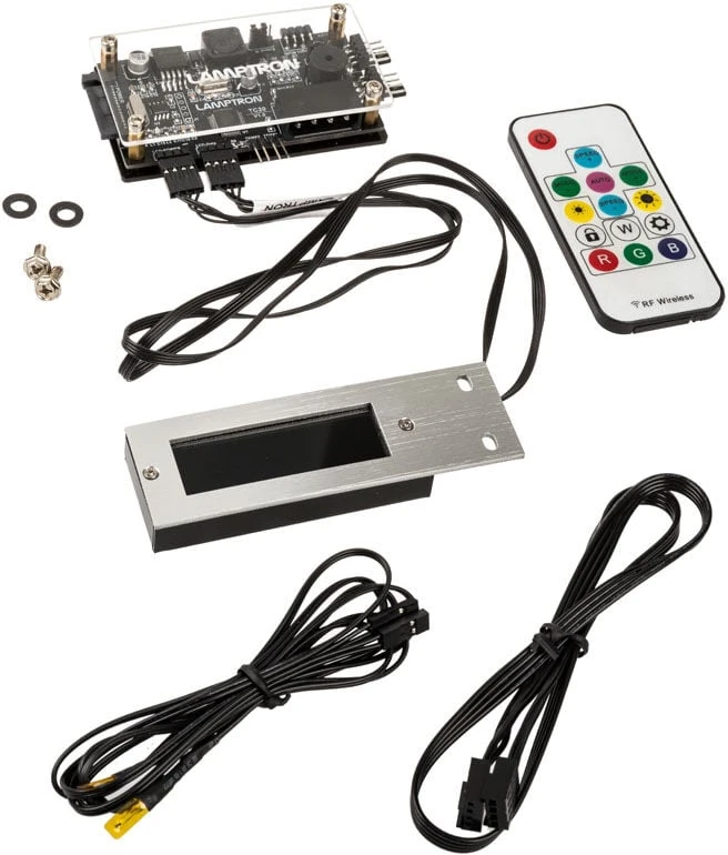 Lamptron TC20 PCI RGB fan and LED controller – sidabro spalvos