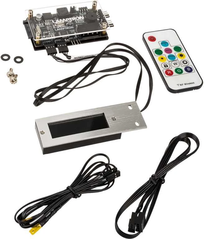Lamptron TC20 PCI RGB fan and LED controller – sidabro spalvos