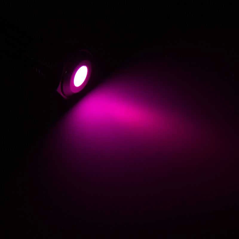 Lamptron Vandalism-protected LED – violetinė, sidabrinis housing