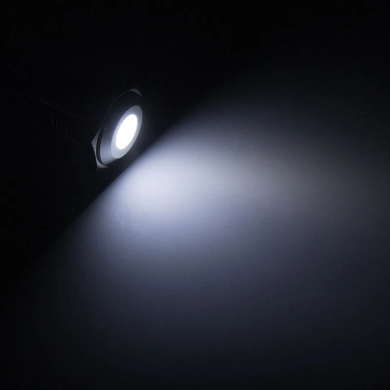 Lamptron Vandalism-proof LED – baltas, juodas housing