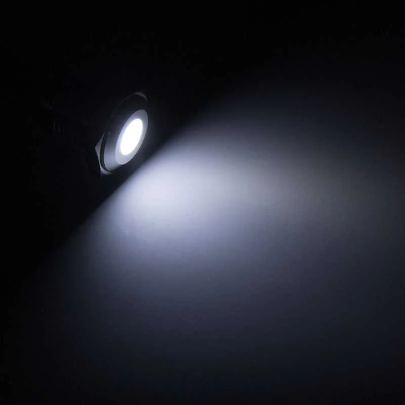 Lamptron Vandalism-proof LED – baltas, juodas housing