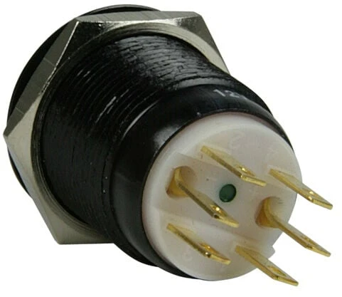 Lamptron Vandal Resistant Switch 19mm – Blackline – raudonos spalvos
