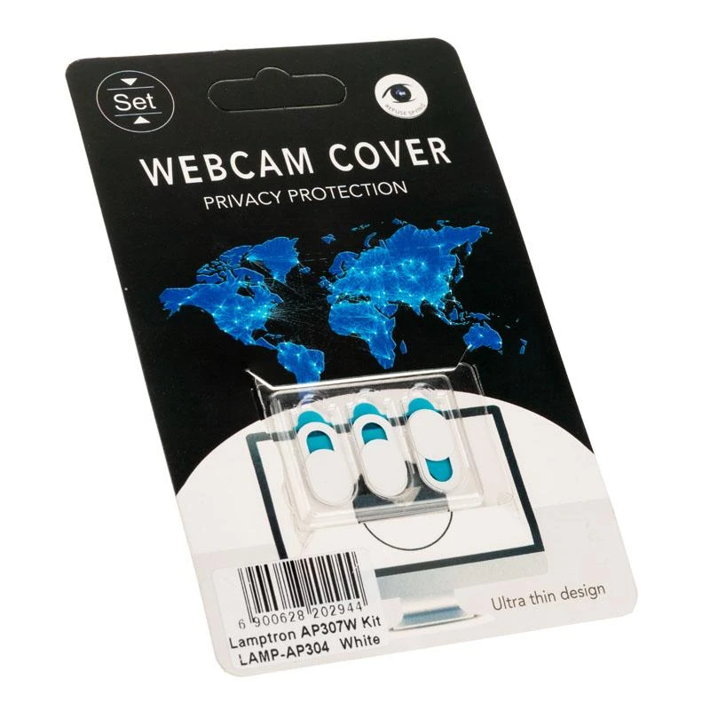 Lamptron Webcam Slide Cover, 3 vnt – baltos spalvos