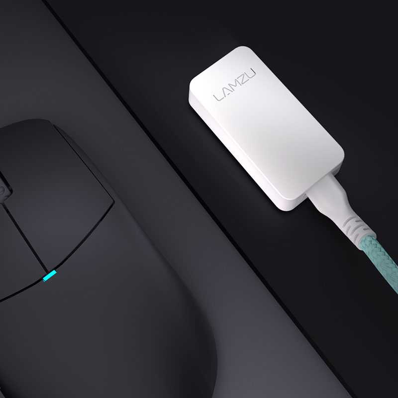 Lamzu 4K Hz Dongle Pelės Adapteris