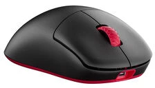 Lamzu Thorn kabellose V2 Gaming-Pelė, 8.000Hz - juodas/raudona