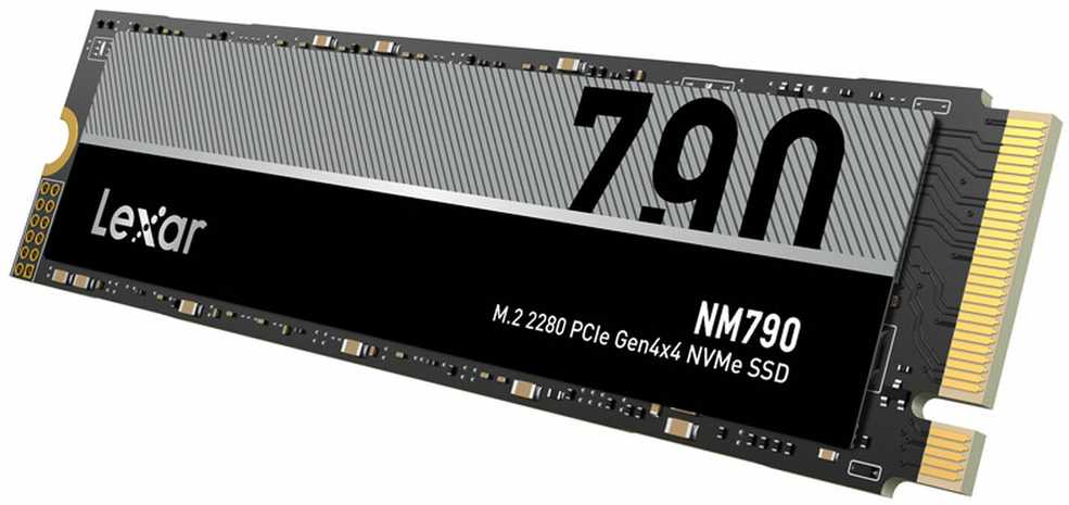 Lexar SSD | NM790 | 8000 GB | SSD form factor M.2 2280 | Solid-state drive sąsaja M.2 NVMe | Skaitymo greitis 7400 MB/s | Rašymo greitis 6500 MB/s