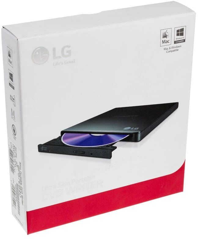 LG H.L duomenų saugykla | Itin plonas nešiojamasis DVD rašiklis | GP57EB40 | Sąsaja USB 2.0 | DVD±R/RW | CD skaitymo greitis 24 x | CD įrašymo greitis 24 x | Juodas | Stalinis kompiuteris / Nešiojamasis kompiuteris