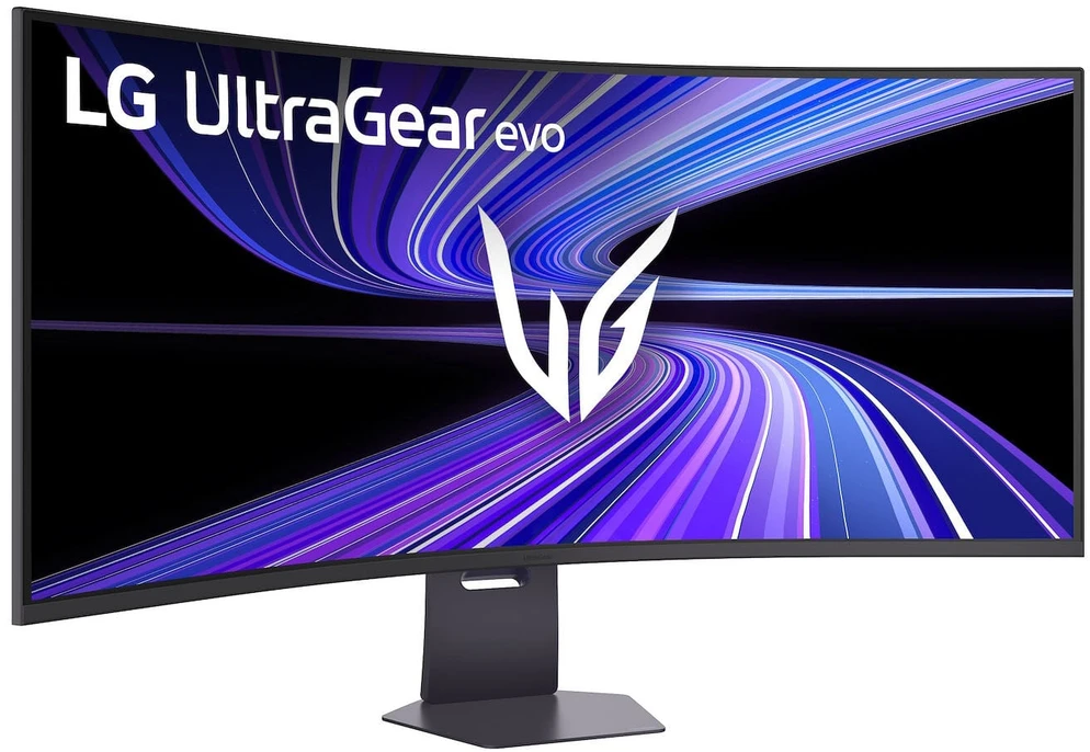 LG UltraGear evo G9 52G930B-B, 52 colių WUHD lenktas žaidimų monitorius, 240 Hz, VA panelė, „FreeSync Premium“
