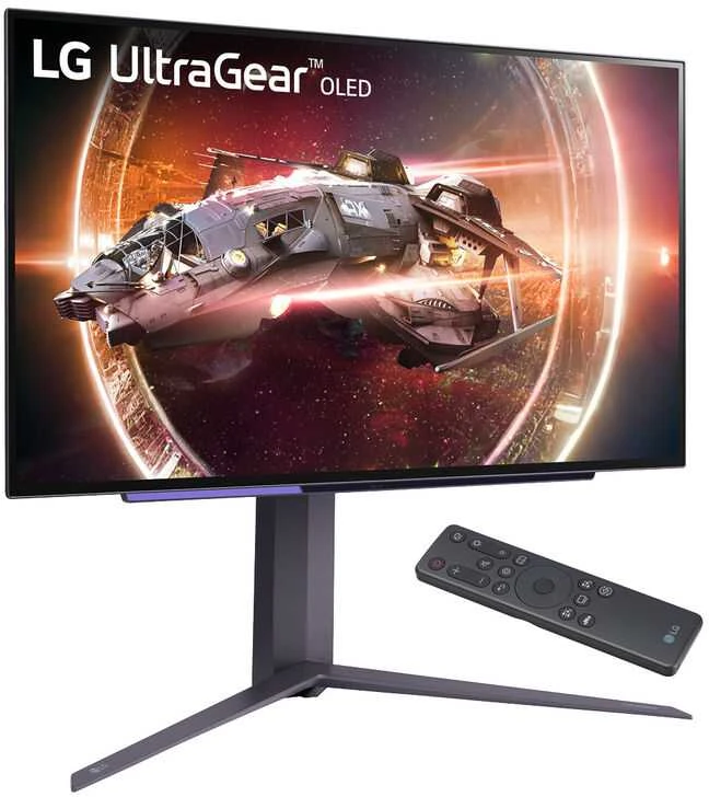 Monitorius LG 68,6cm/27" (2560x1440) LG 27GS95QX-B UltraGear OLED QHD 16:9 2x HDMI HDR10 DP QHD 240 Hz Gaming