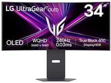 Monitorius LG „UltraGear 34GX900A-B“ – 240 Hz | UWQHD | OLED | 0,03 ms | 34 colių
