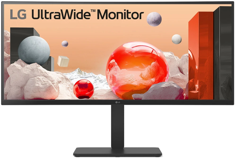 Monitorius LG | 34BA75QE-B | 34 " | IPS | 21:9 | 60 Hz | 5 ms | 3440 x 1440 pikselių | 300 cd/m² | HDMI jungtys quantity 2