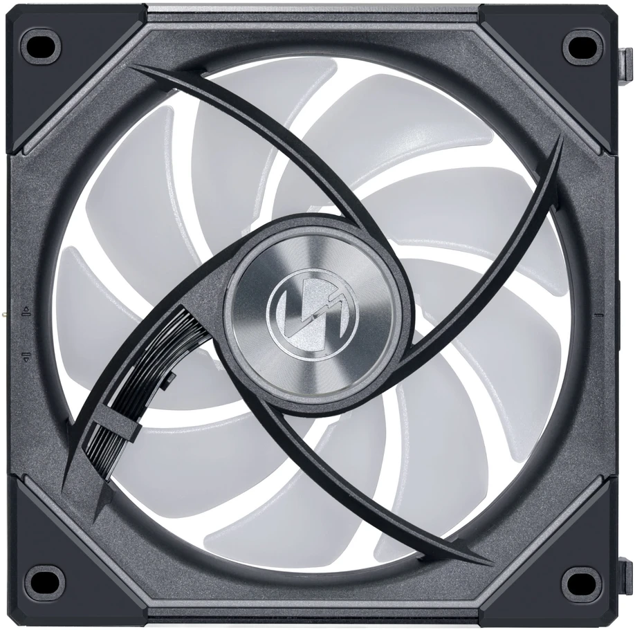Lian Li "Complete Build Kit" UNI FAN SL-INF 120 ARGB Reverse Blade PWM Fans, Pack of 6 - 120mm, Juodas