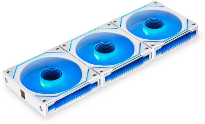 Lian Li "Complete Build Kit" UNI FAN SL-INF 120 ARGB Reverse Blade PWM Fan, 6-pack - 120mm, baltas
