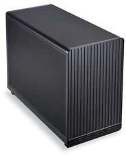 Lian Li DAN dėklai A3-mATX - juodas + 3x UNI FAN SL-INF 120 ARGB Reverse Blade Lüfter + 1x Standard PWM Lüfter - 120mm (Inkl. Controller)