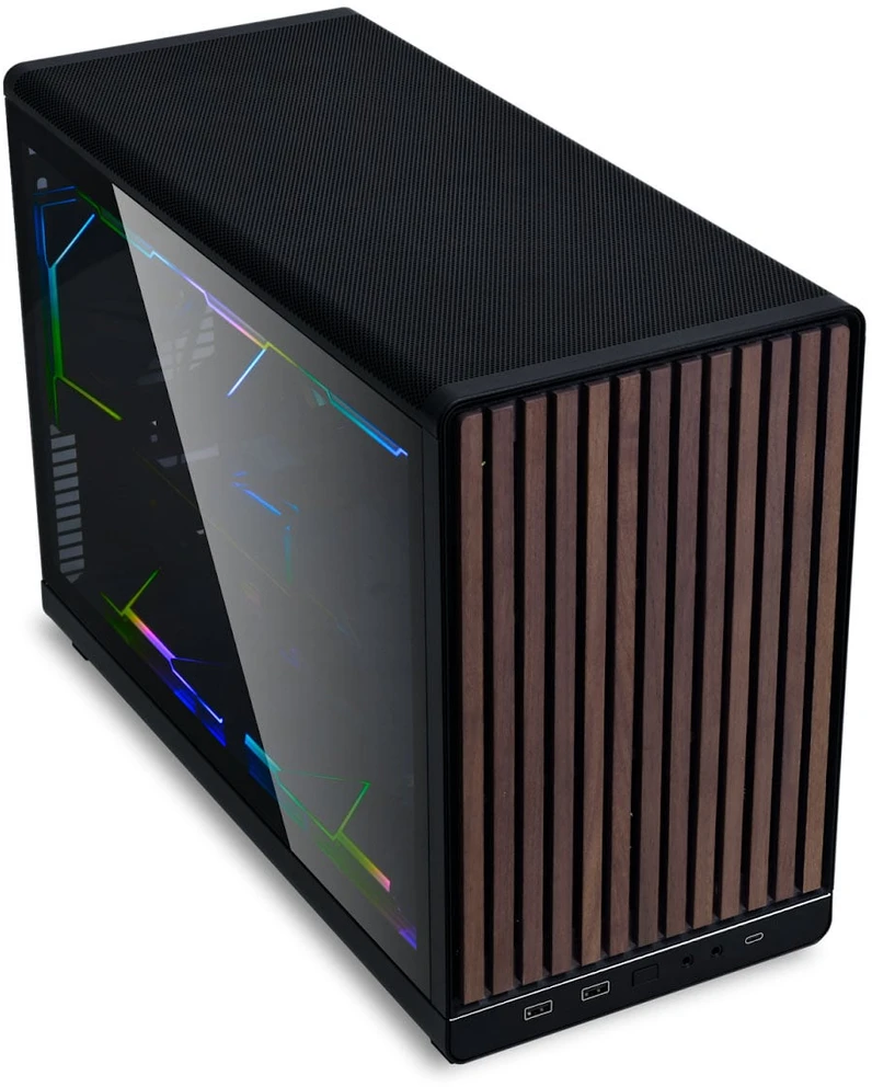 Lian Li DAN Cases A3-mATX Left Side Tempered Glass Panel – juodos spalvos