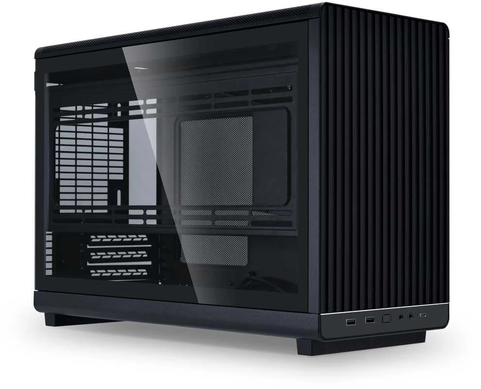Lian Li DAN Cases A3-mATX Left Side Tempered Glass Panel – juodos spalvos