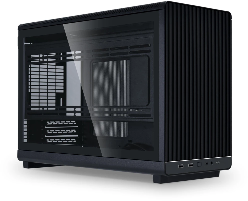 Lian Li DAN Cases A3-mATX Left Side Tempered Glass Panel – juodos spalvos