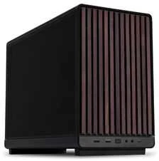Lian Li DAN dėklai A3-mATX – riešutas, juodas + 3x UNI FAN SL-INF 120 ARGB atvirkštinės mentės ventiliatoriai + 1 standartinis PWM ventiliatorius – 120 mm (su valdikliu)