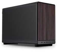 Lian Li DAN dėklai A3-mATX – riešutas, juodas + 3x UNI FAN SL-INF 120 ARGB atvirkštinės mentės ventiliatoriai + 1 standartinis PWM ventiliatorius – 120 mm (su valdikliu)