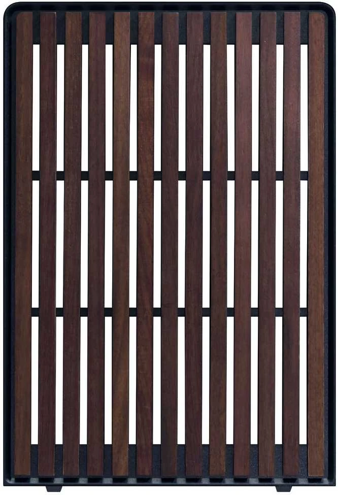 Lian Li DAN dėklai A3-mATX Wood Edition priekinis skydelis – Riešutas, juodos spalvos