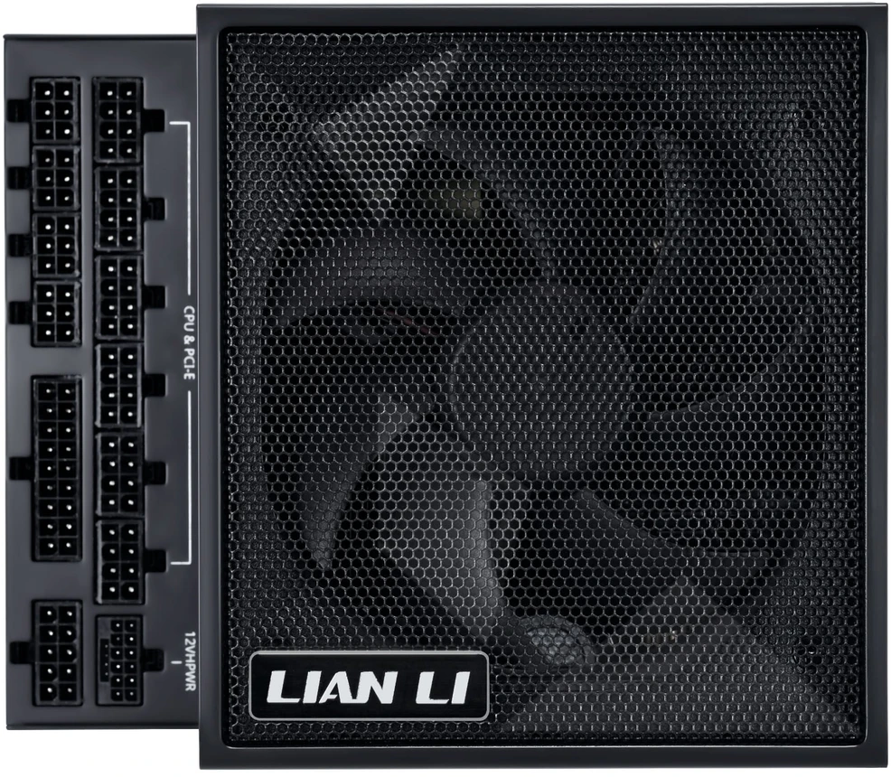 Lian Li EDGE EG0850 80 PLUS Platinum maitinimo šaltinis, PCIe 5.1, ATX 3.1 × 850, Juodas