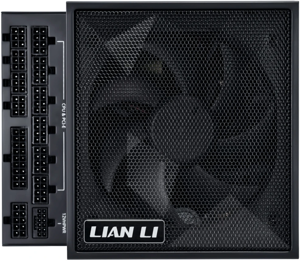 Lian Li EDGE EG1000 80 PLUS Platinum PSU, PCIe 5.1, ATX 3.1 – 1000 Watt, juodos spalvos