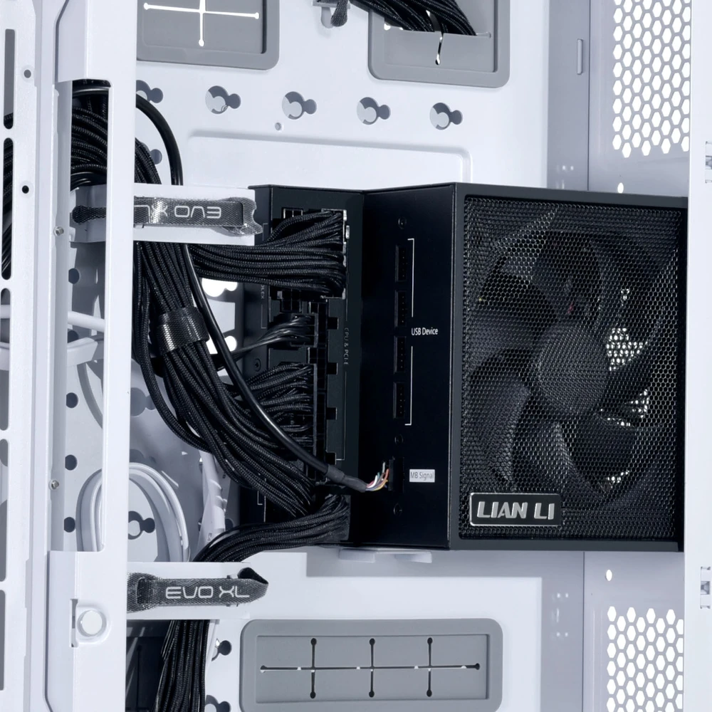 Lian Li EDGE EG1000 80 PLUS Platinum PSU, PCIe 5.1, ATX 3.1 – 1000 Watt, juodos spalvos